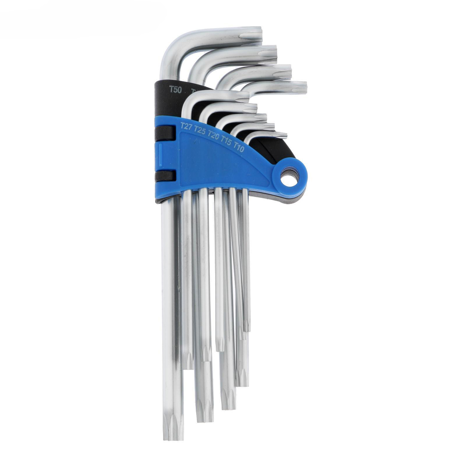 Набор ключей ТУНДРА, TORX Tamper, удлиненные, CrV, TT10 - TT50, 9 шт. 2354396
