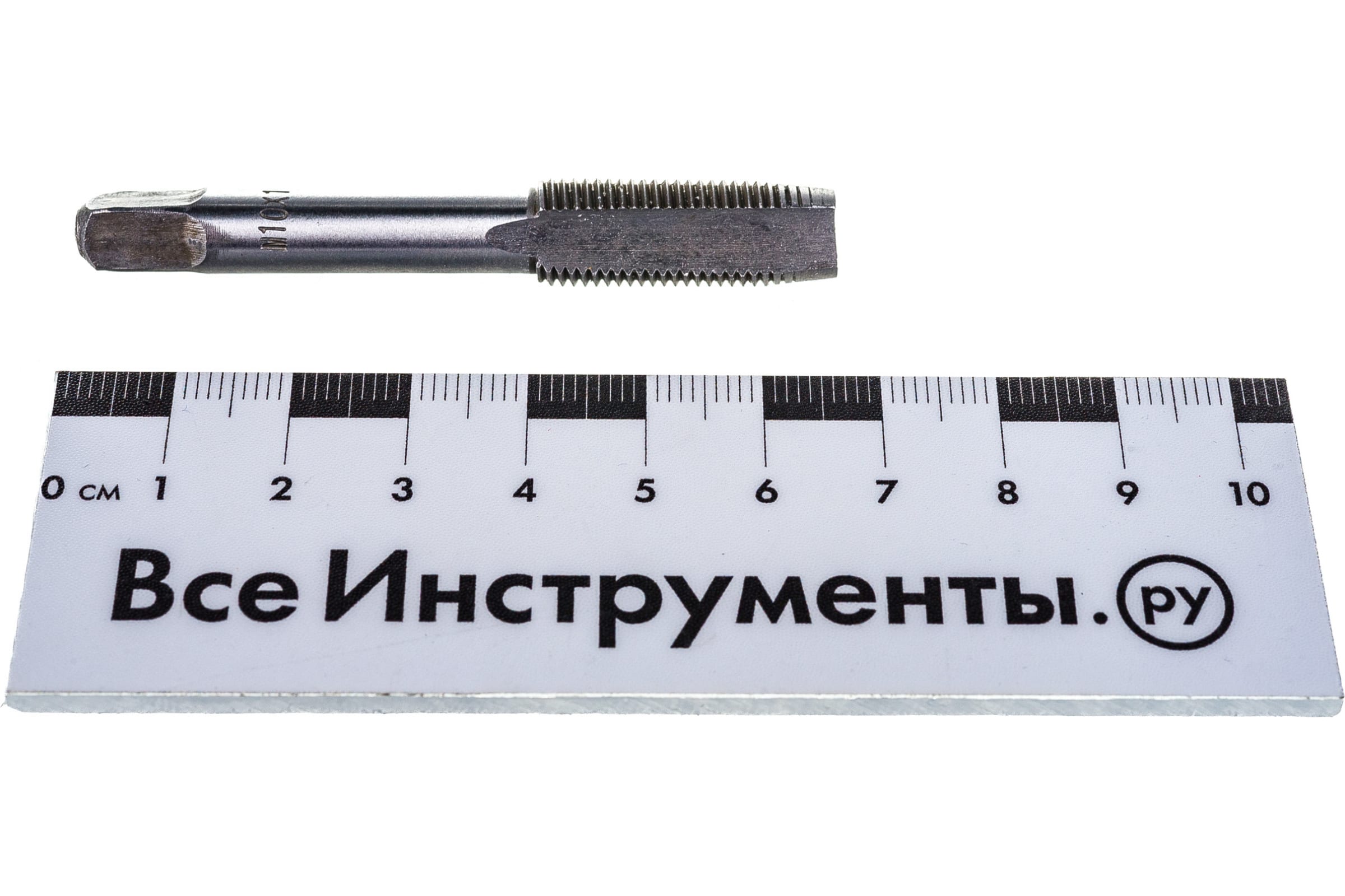 Метчики метрические ручные ТУНДРА, М10 х 1 мм, комплект из 2 шт. 2705908