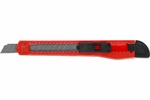 Нож универсальный LOM, пластиковый корпус, металлическая направляющая, 9 мм 1818327