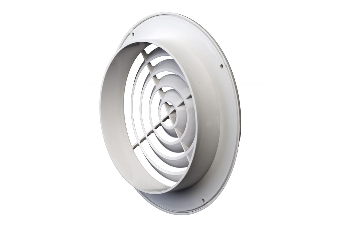 Решетка вентиляционная круглая с фланцем SANTREK AIR D=150 ПКС 195/150 